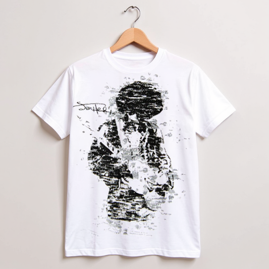 Jimi Hendrix Topography White T-Shirt