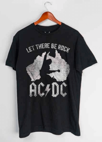 AC/DC - Let There Be Rock T-Shirt - Black