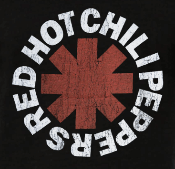 Red Hot Chili Peppers Distressed Asterisk T-Shirt