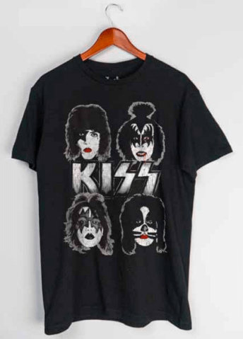 KISS Dynasty Cover Black T-Shirt