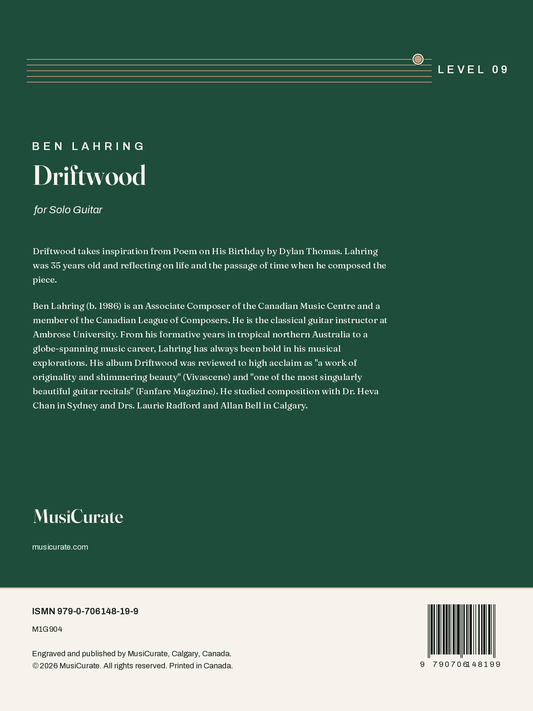 Driftwood: back cover