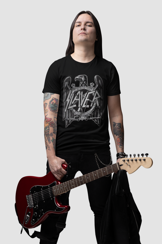 Slayer Vintage Silver Eagle T-Shirt