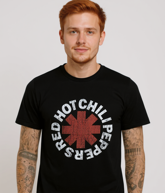 Red Hot Chili Peppers Distressed Asterisk T-Shirt