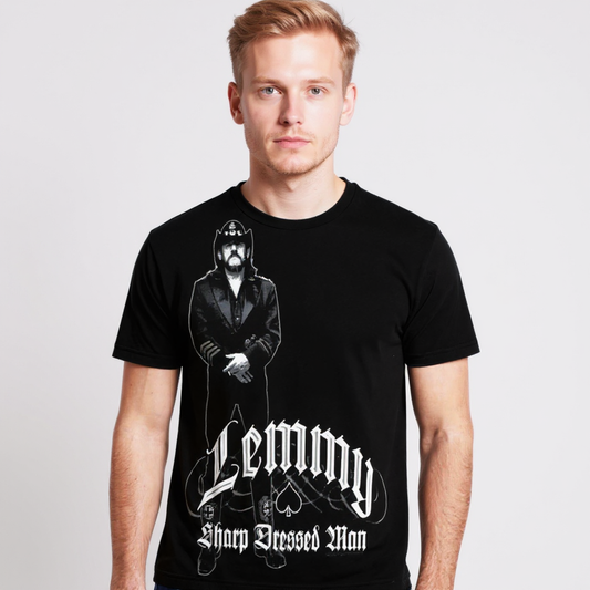 Lemmy - Sharp Dressed Man T-Shirt (Black)