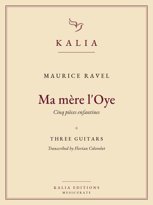 Ma mere l'Oye Ravel Colombet Kalia Editions cover