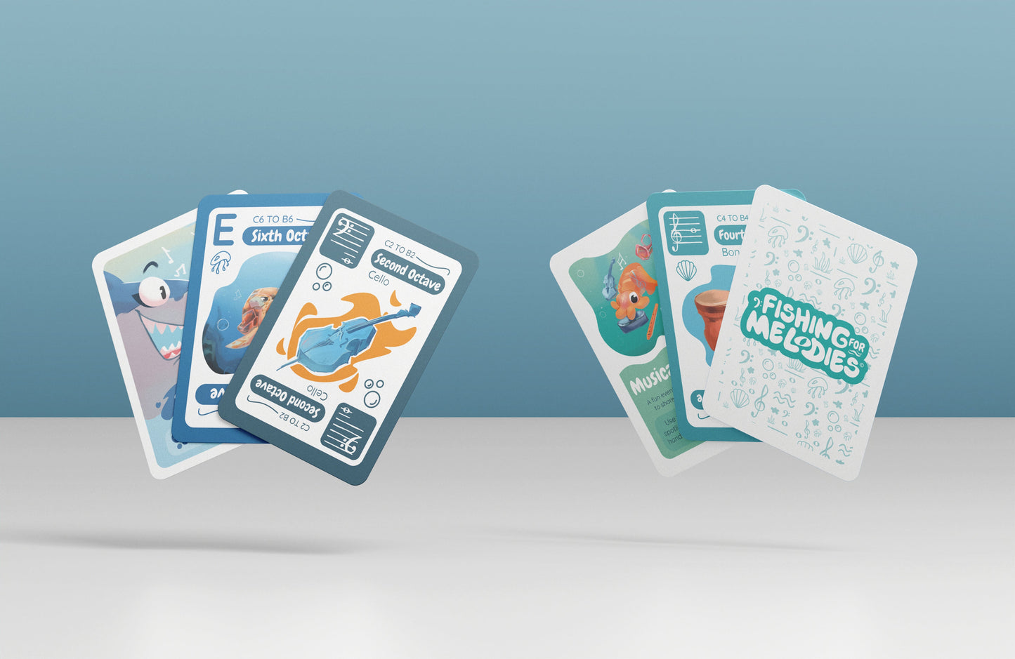 Fishing for Melodies: A Musical Sight Reading Card Game