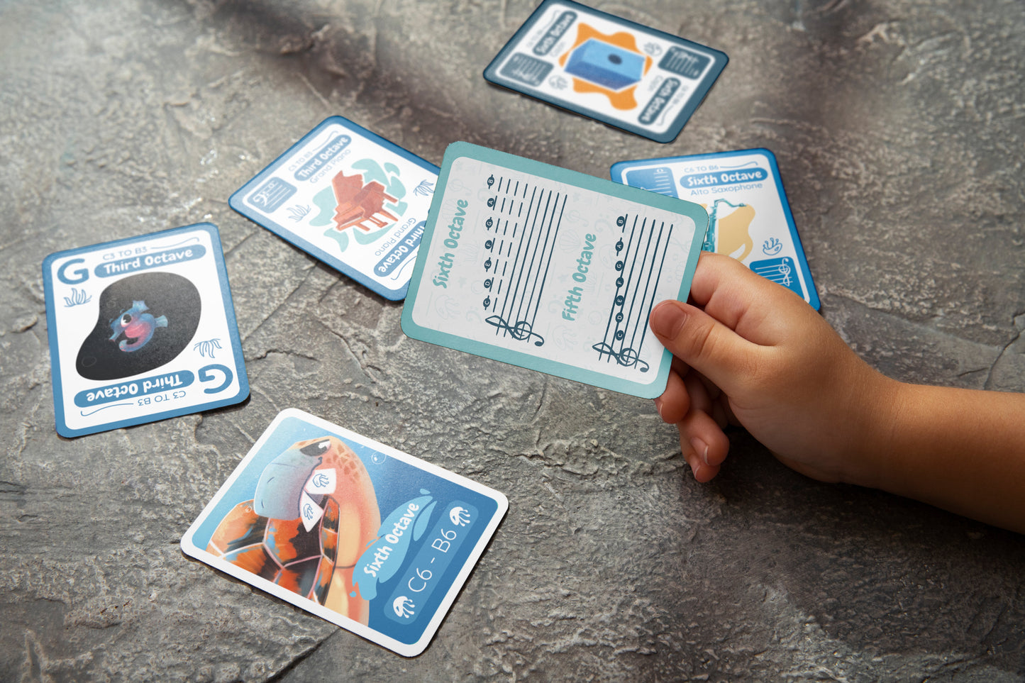 Fishing for Melodies: A Musical Sight Reading Card Game