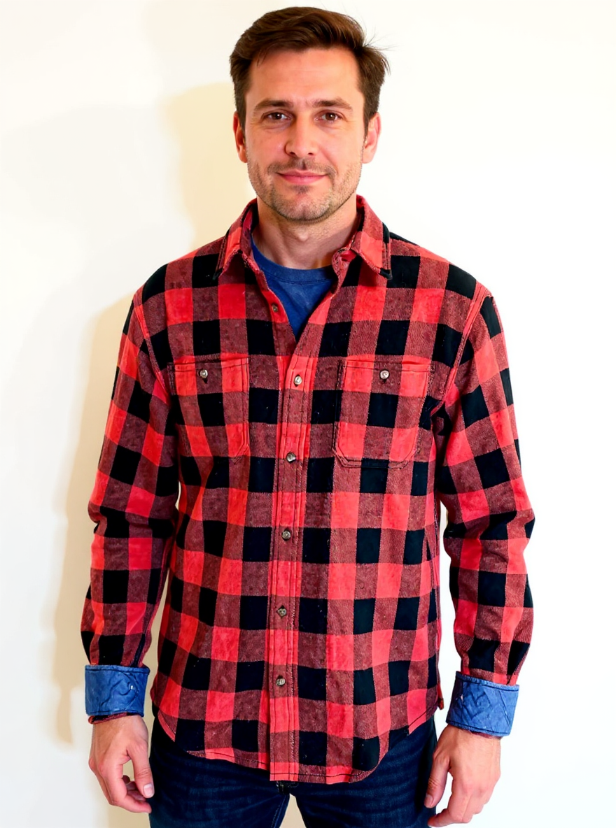 Guns n Roses '91 Use Your Illusion Vintage Rock Flannel Shirt