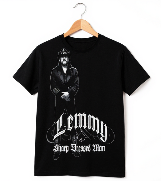 Lemmy - Sharp Dressed Man T-Shirt (Black)