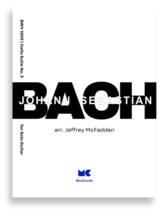 BWV 1009 (Cello Suite No. 3) arr. McFadden