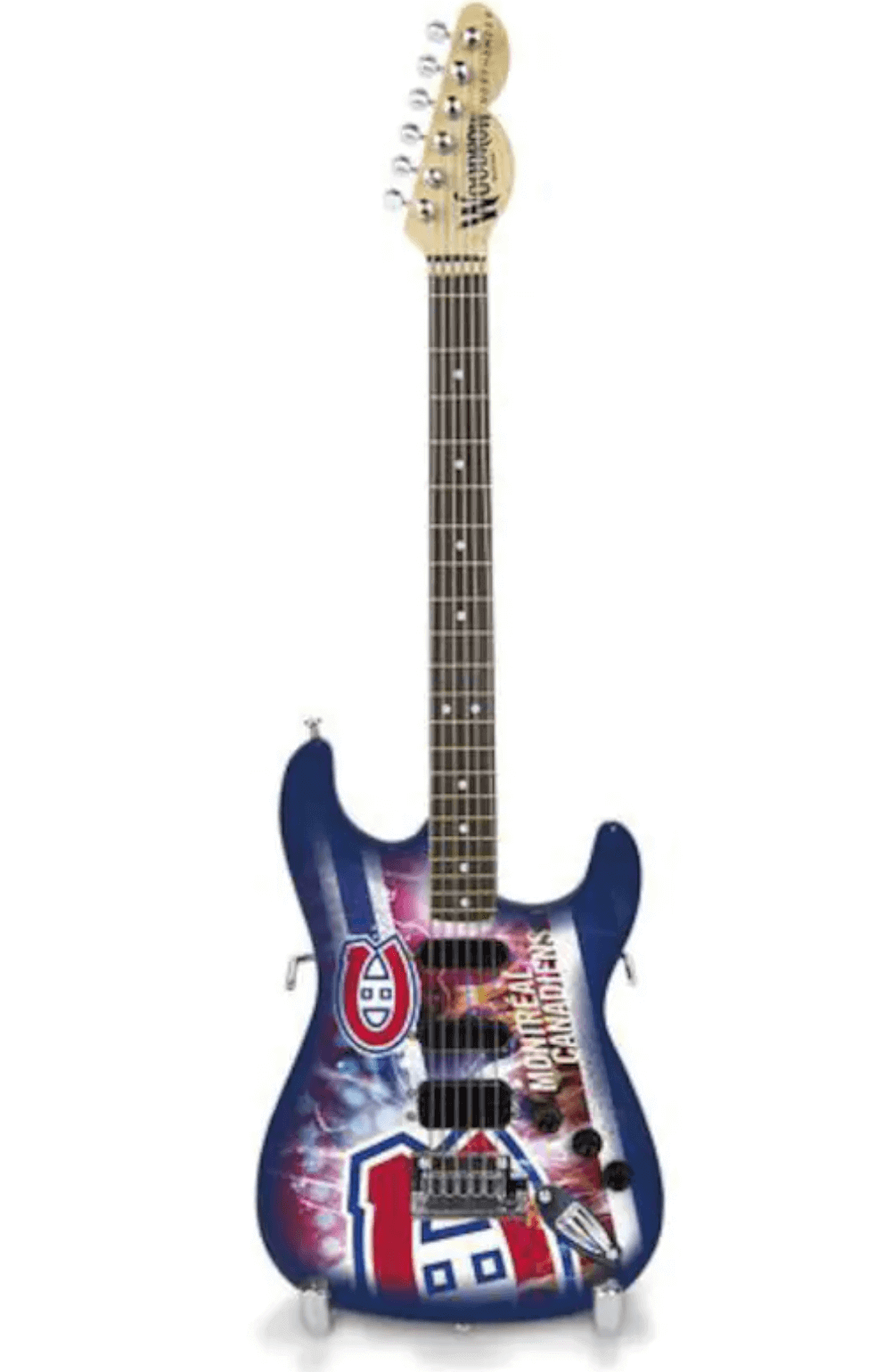 Mini-guitare de collection 10 po des Canadiens de Montréal