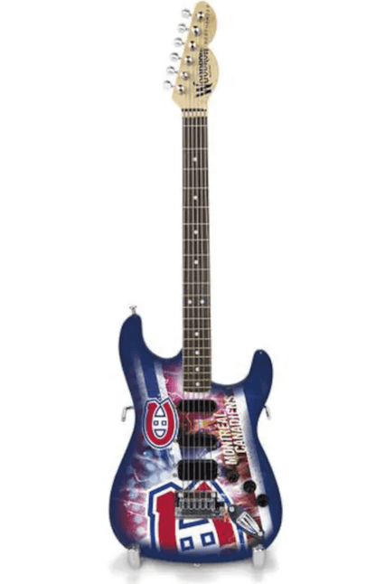 Mini-guitare de collection 10 po des Canadiens de Montréal