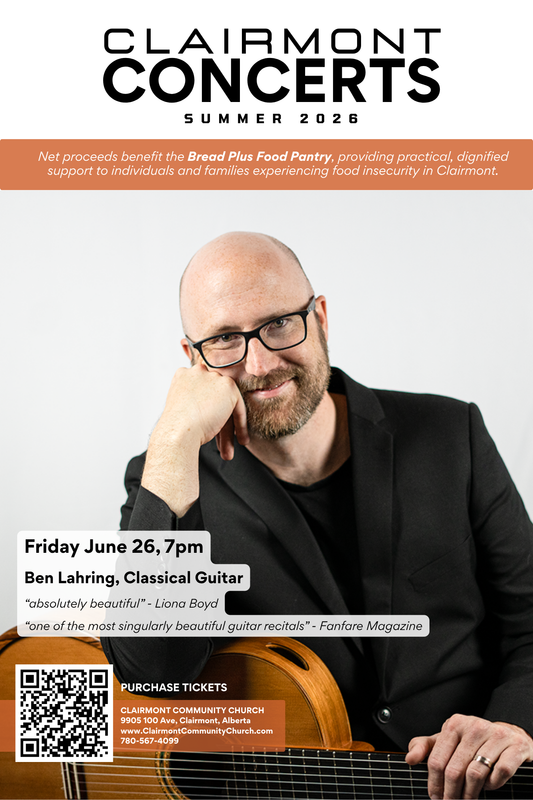 Clairmont Concerts: Ben Lahring (Classical Guitar)