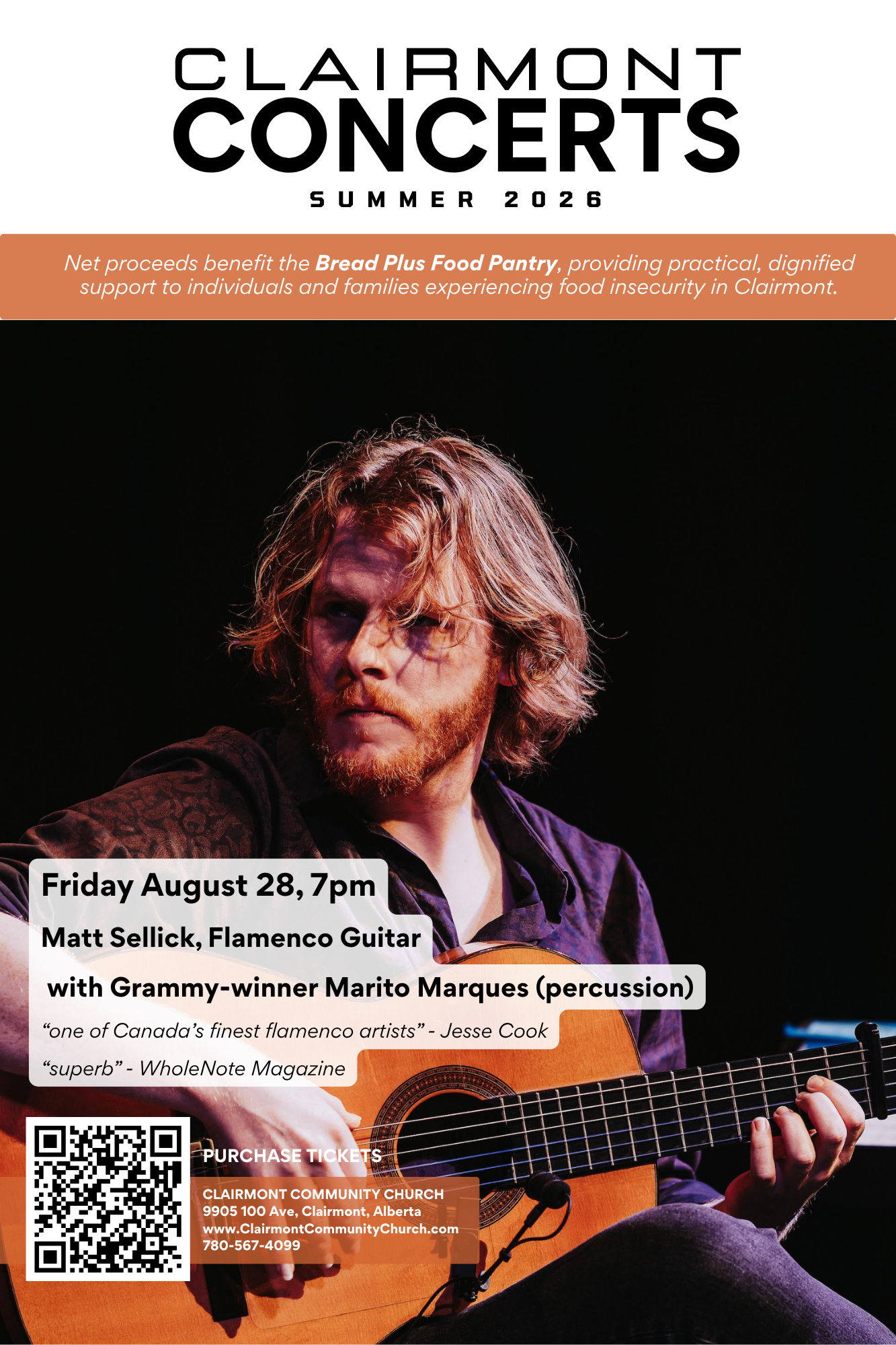 Clairmont Concerts: Matt Sellick (Flamenco Guitar)