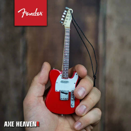 FENDER 50s Red Telecaster Mini Guitar Ornament - 6"