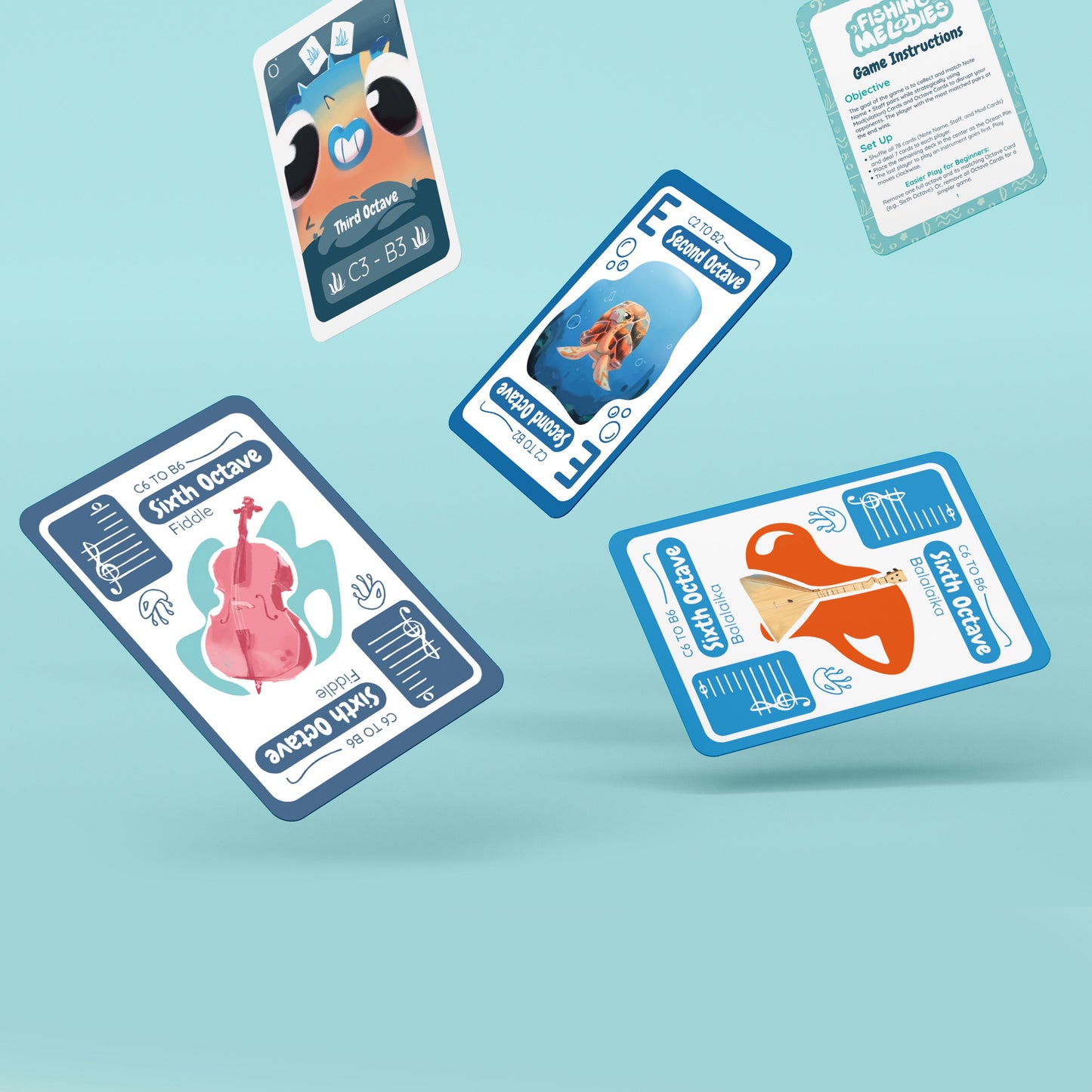 Fishing for Melodies: A Musical Sight Reading Card Game