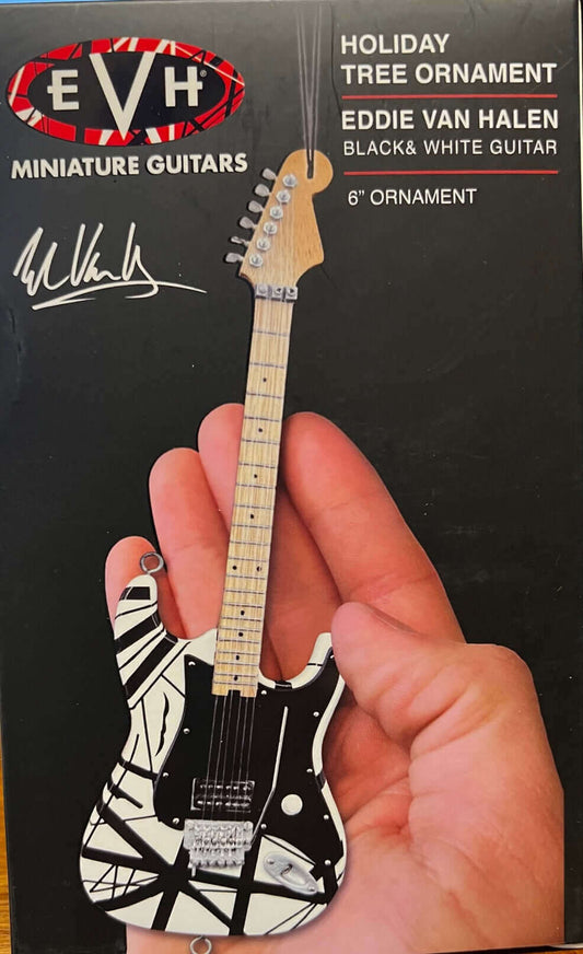 EVH – “Franky” (White/Black) 6″ Holiday Ornament