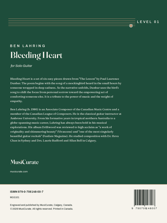 Bleeding Heart: back cover