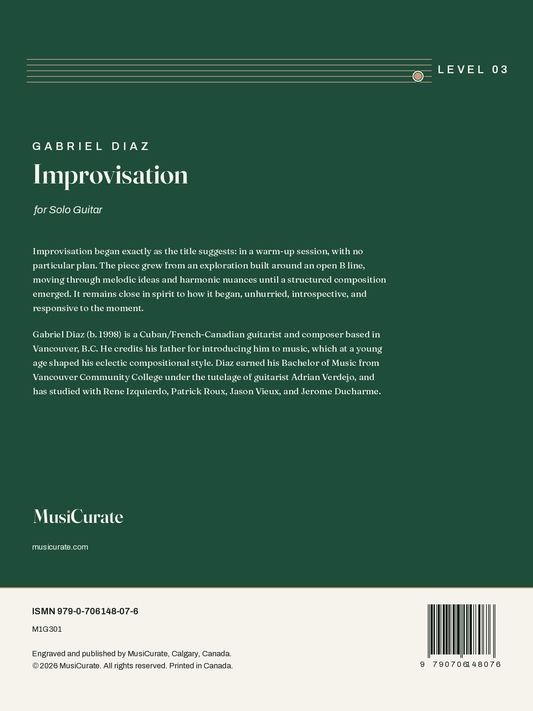 Improvisation: back cover