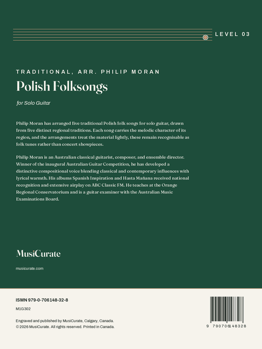 Polish Folksongs: back cover