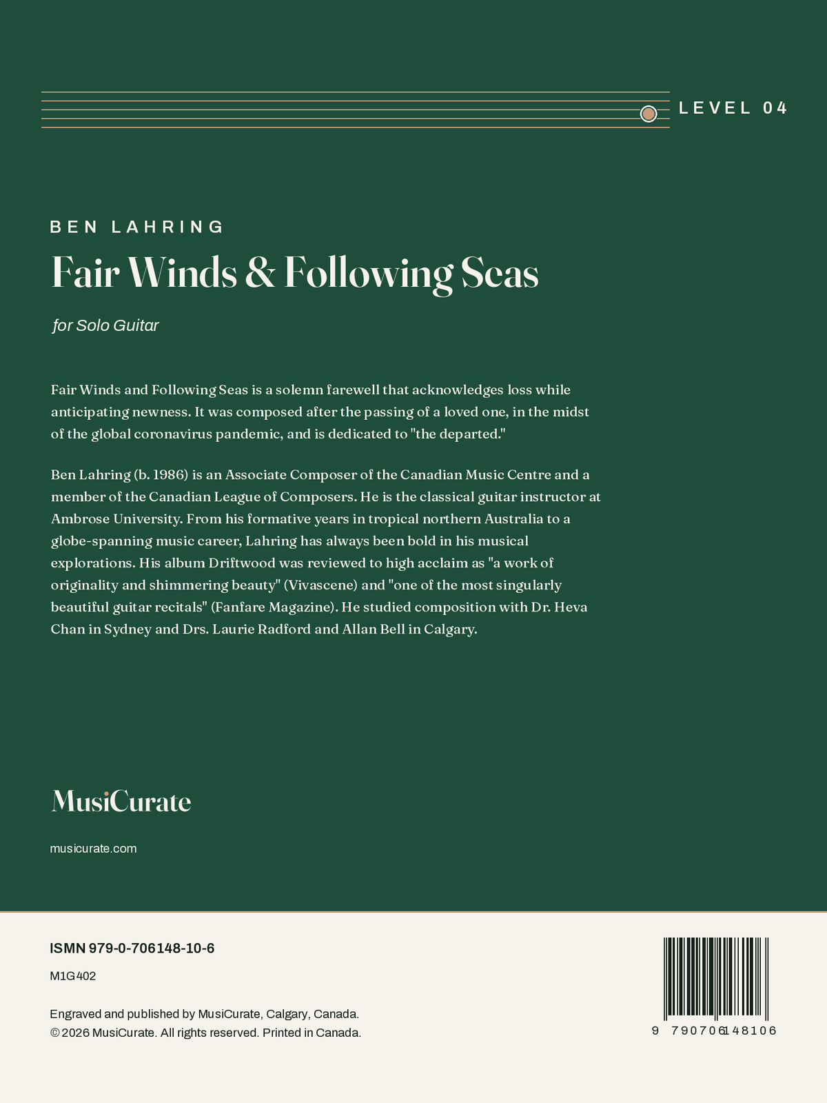 Fair Winds & Following Seas: back cover
