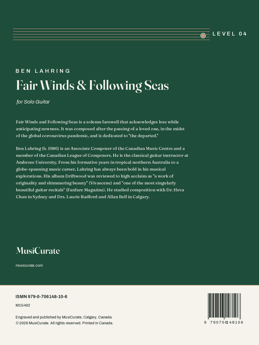 Fair Winds & Following Seas: back cover
