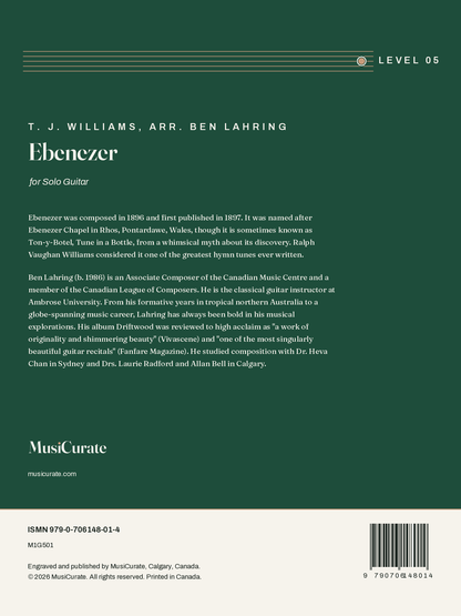 Ebenezer: back cover