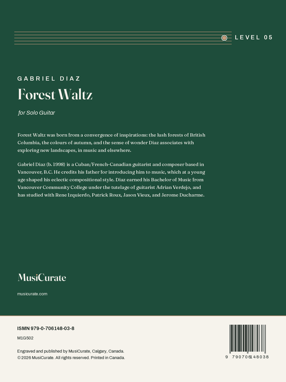 Forest Waltz: back cover