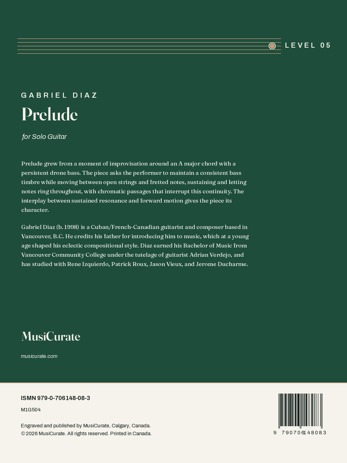Prelude: back cover
