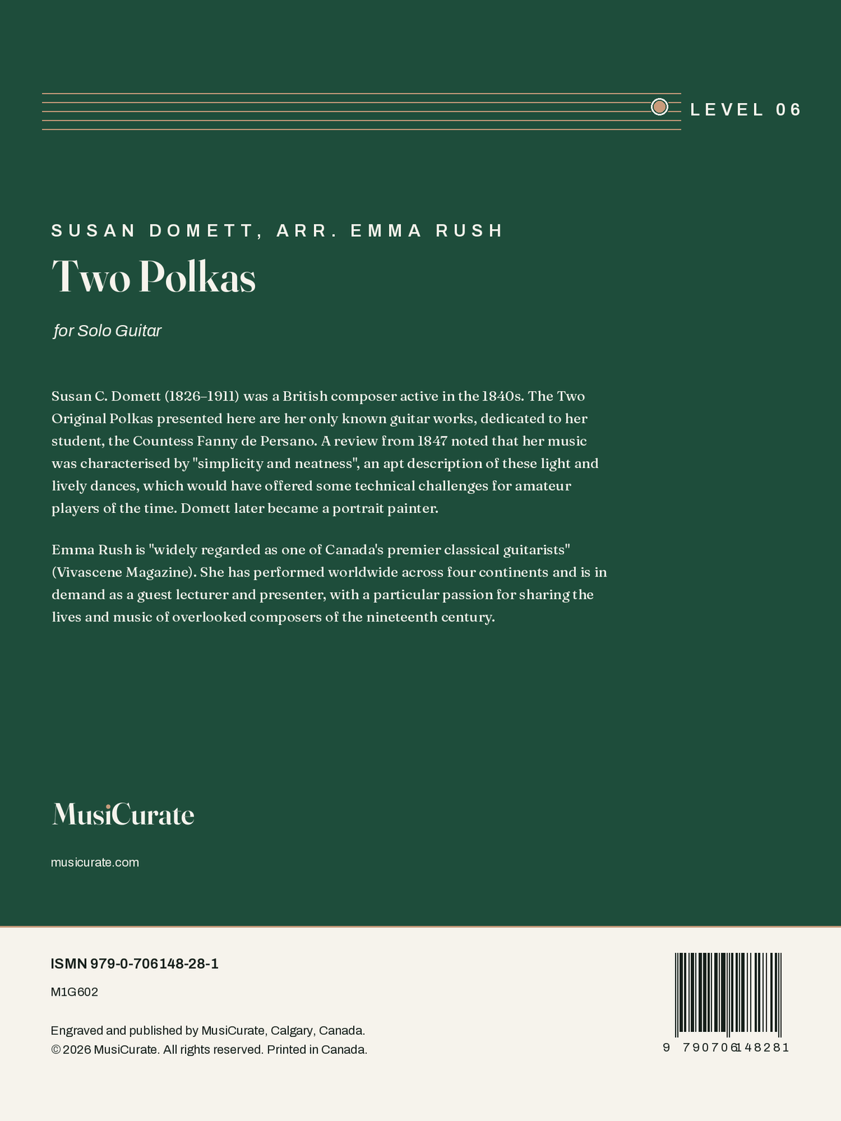 Two Polkas: back cover