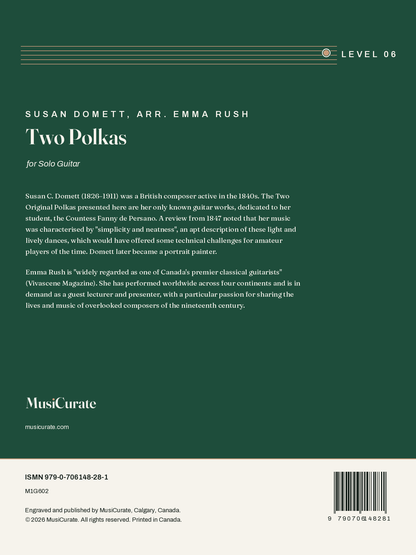 Two Polkas: back cover