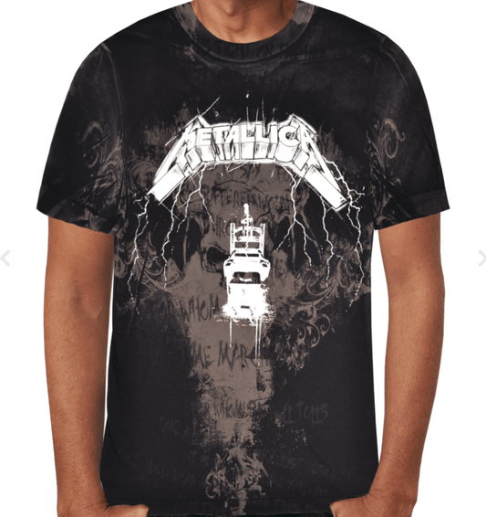 Metallica - Ride The Lightning Chair Black T-Shirt