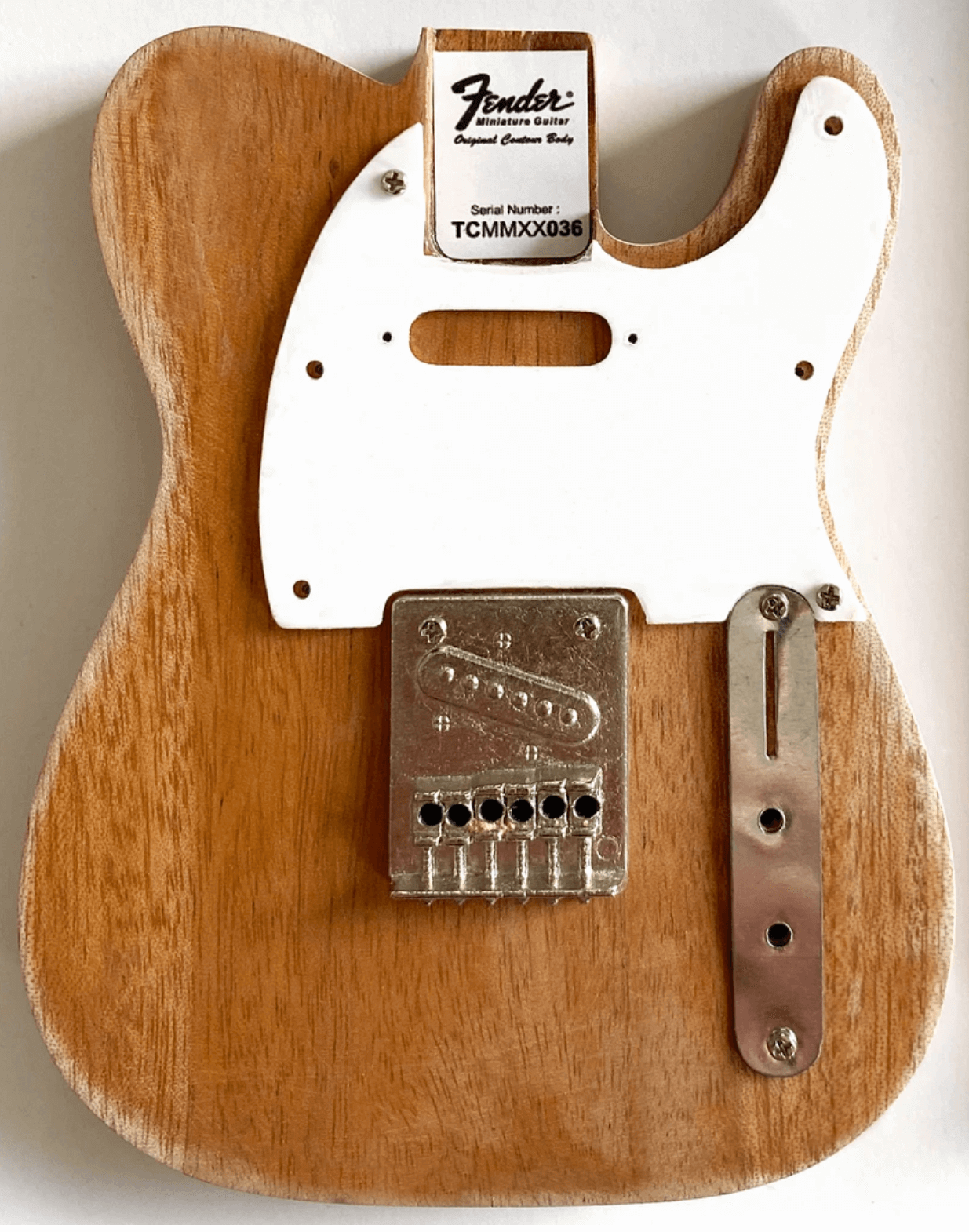 KIT MAQUETTE Guitare Miniature - Fender™ Telecaster™ - ASSEMBLEZ LA VÔTRE - Sous licence officielle