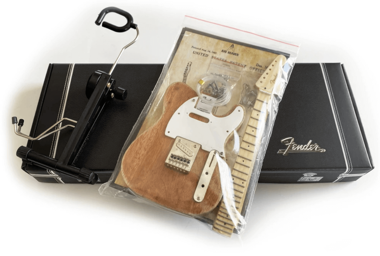 KIT MAQUETTE Guitare Miniature - Fender™ Telecaster™ - ASSEMBLEZ LA VÔTRE - Sous licence officielle