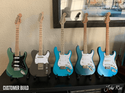 KIT MAQUETTE Guitare Miniature - Fender™ Telecaster™ - ASSEMBLEZ LA VÔTRE - Sous licence officielle