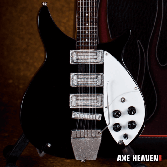 John Lennon “Ed Sullivan Show” Miniature Guitar Replica Collectible - Fab Four
