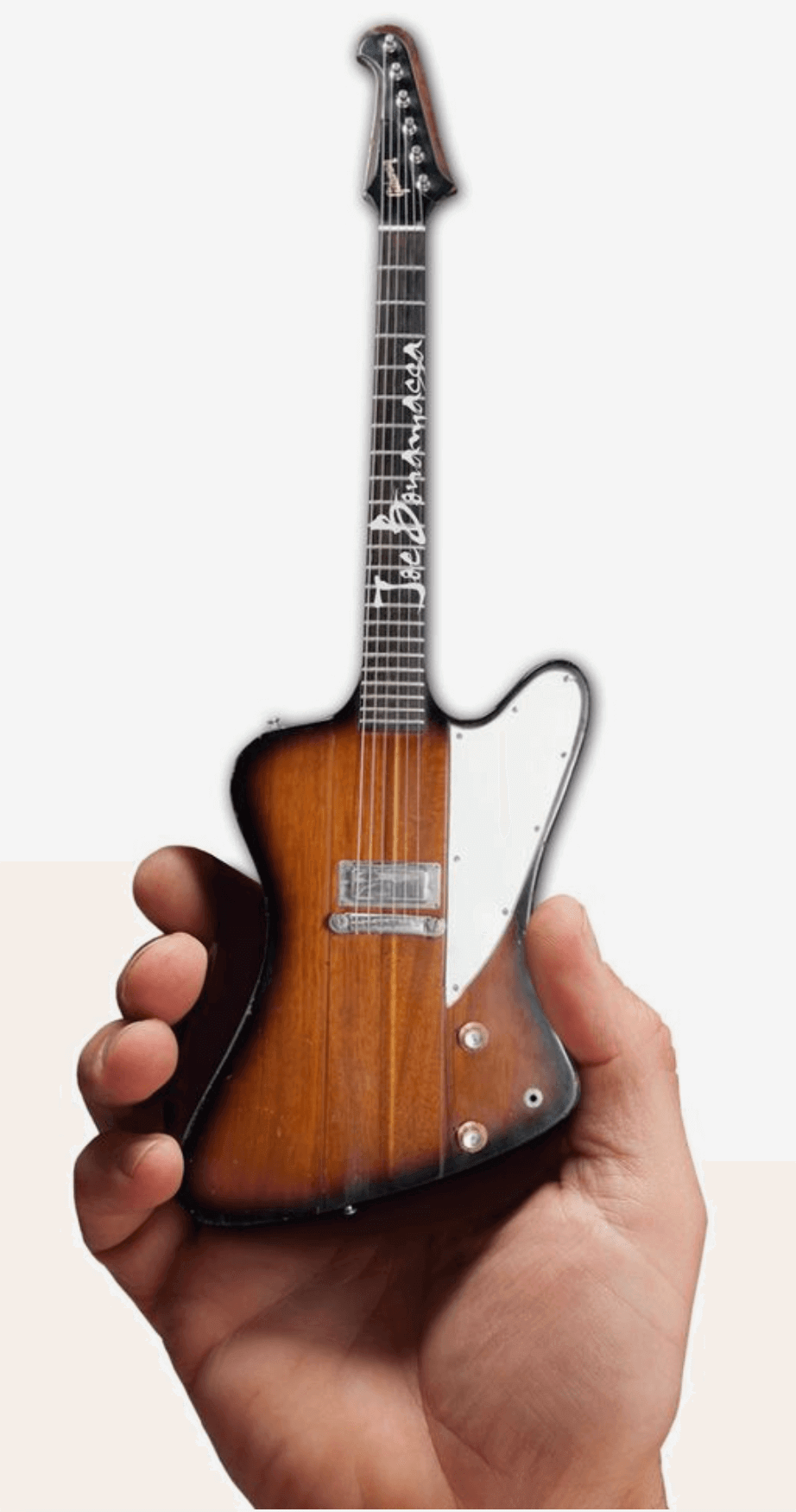 Réplique miniature de guitare de collection Joe Bonamassa Signature « Firebird 1963 »