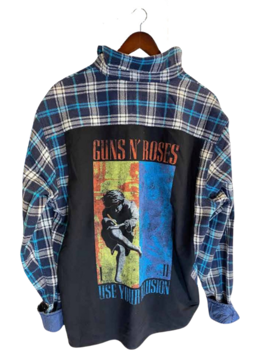 Guns n Roses '91 Use Your Illusion II - Vintage Rock Flannel Shirt