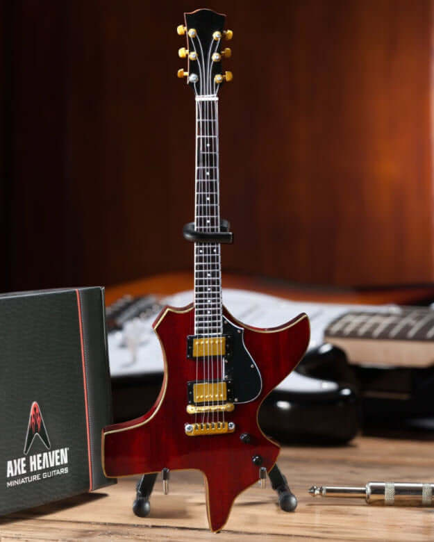 Billy F Gibbons Custom Big Texas Miniature Guitar Replica Collectible