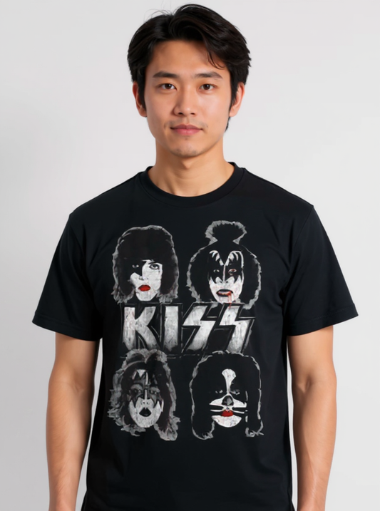 KISS Dynasty Cover Black T-Shirt