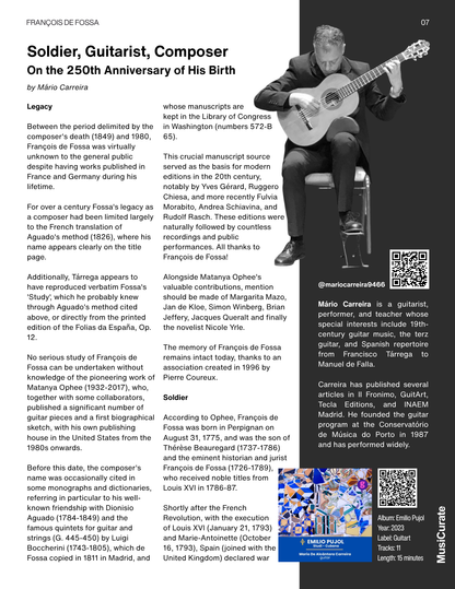 Ottobre 2025 | La rivista di chitarra classica